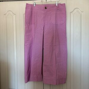 Anthropologie Colette Cropped Wide-Leg pants by Maeve